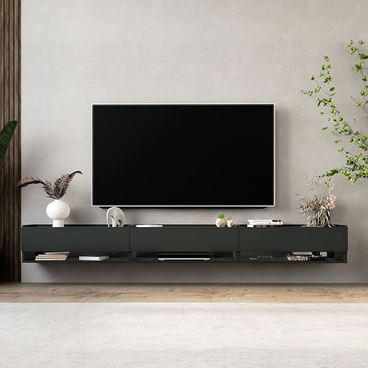 LİFEDECO TV SEHPA ÜNİTESİ 270 CM DUVARA MONTE LD-1003-M3M3M390