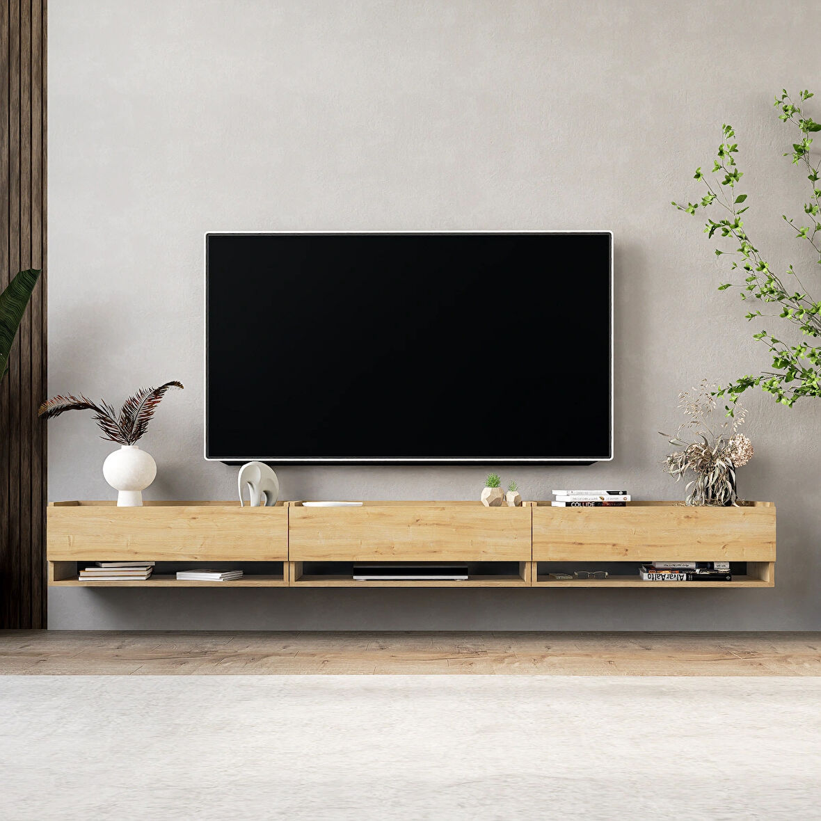 LİFEDECO TV SEHPA ÜNİTESİ 270 CM DUVARA MONTE LD-1003-M3M3M390