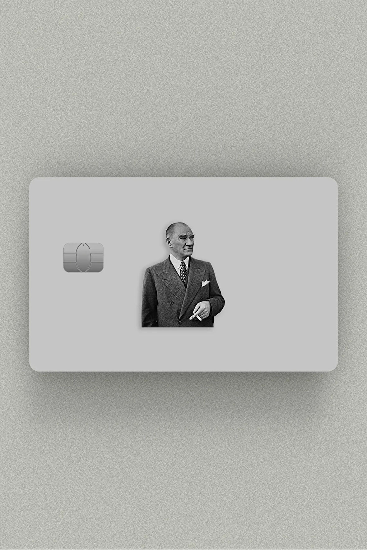 Mustafa Kemal Atatürk Kredi Kartı, Akbil ve Kart Kaplama Stickerı