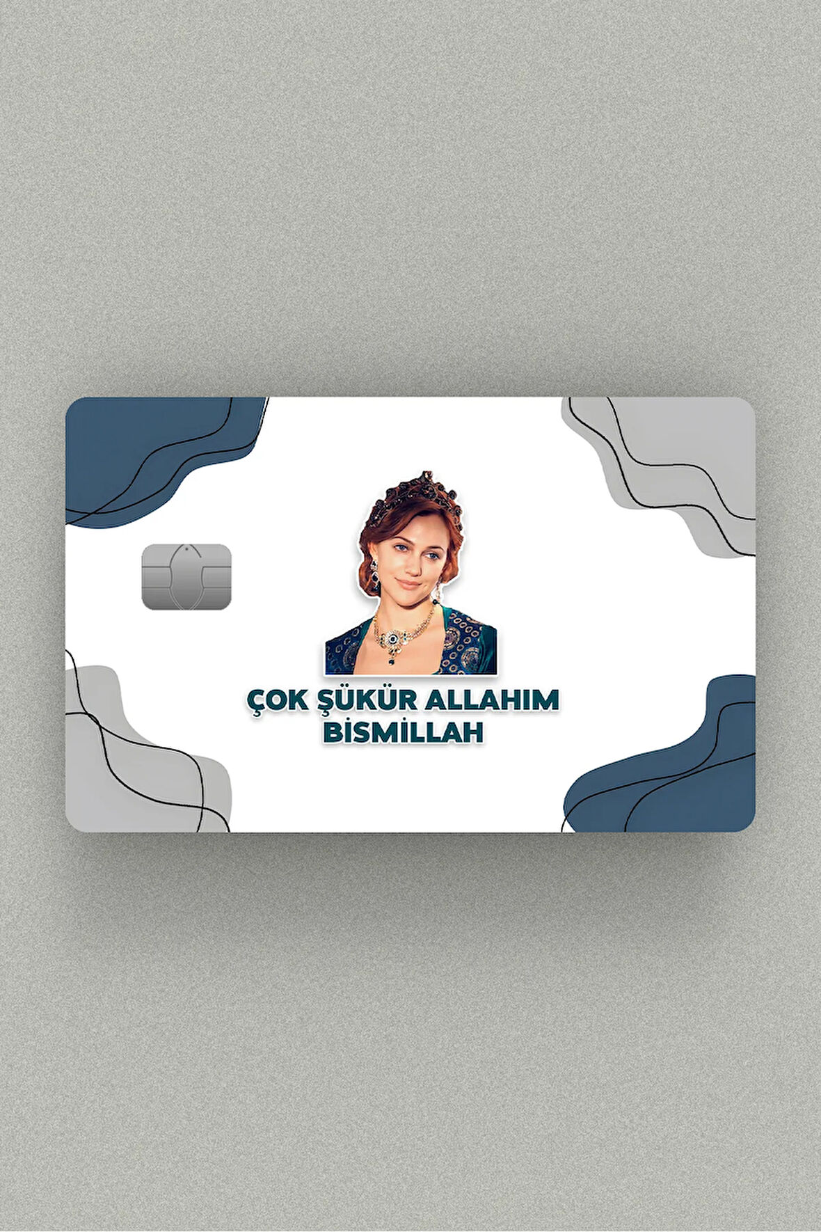 Muhteşem Yüzyıl Hürrem ''Çok Şükür'' Kredi Kartı, Akbil ve Kart Kaplama Stickerı