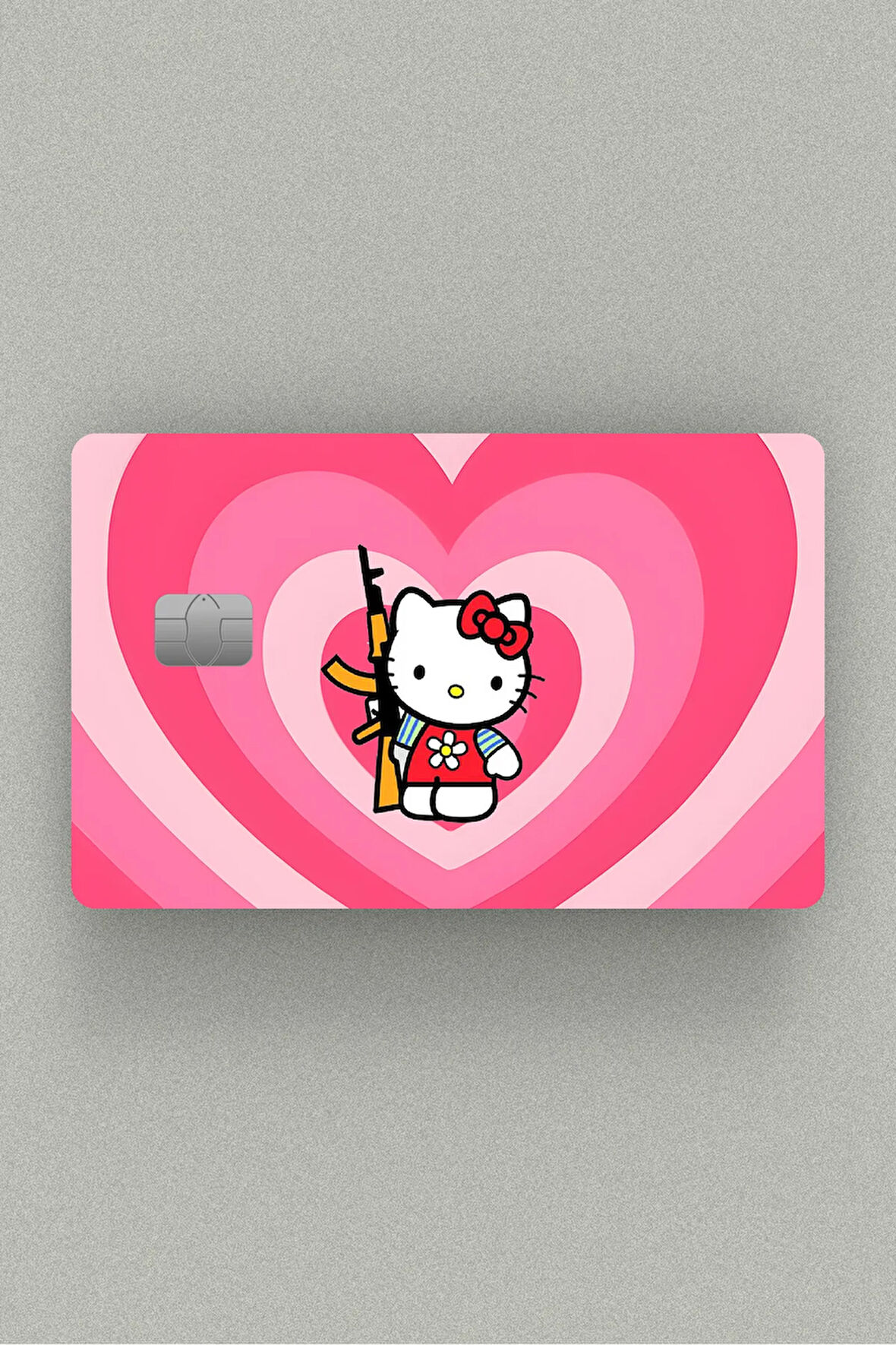 Hello Kitty Dıkşın Kredi Kartı, Akbil ve Kart Kaplama Stickerı