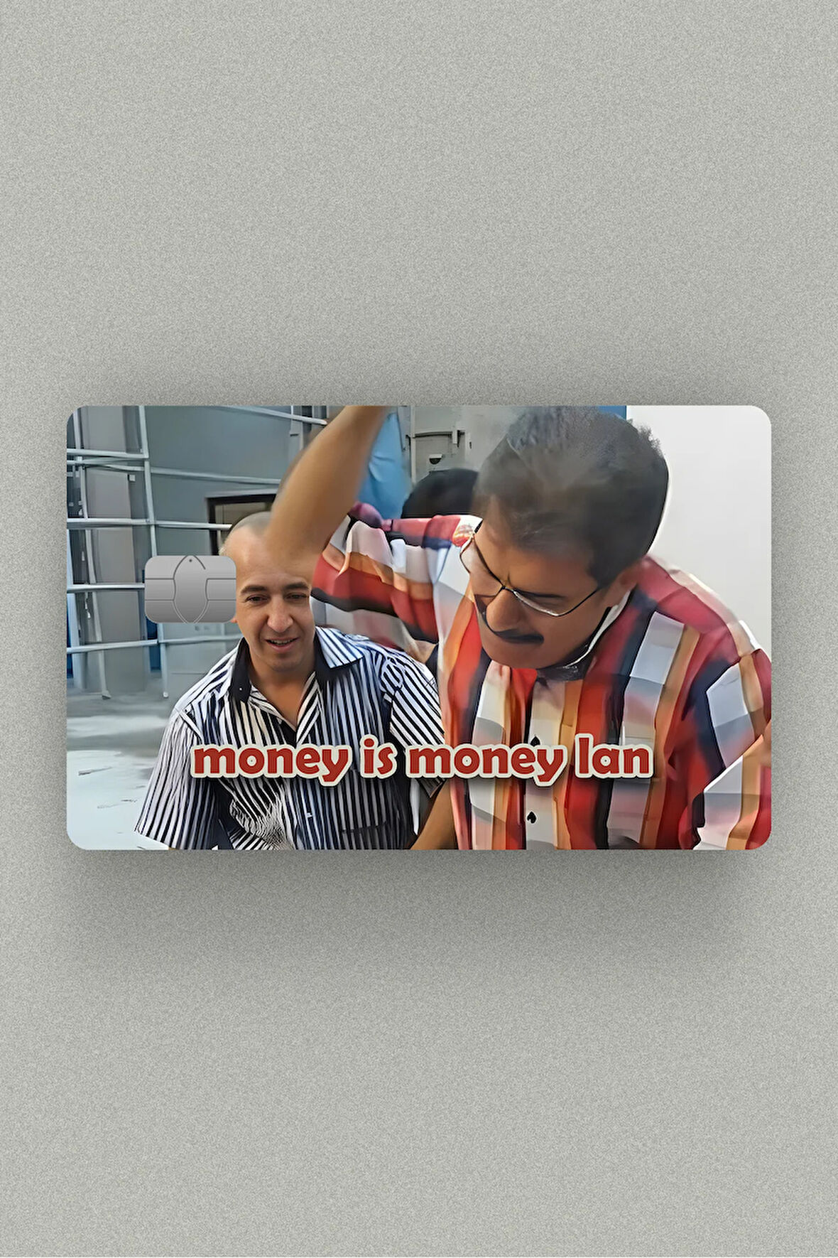 Masaya Vurmalık Money is Money Kredi Kartı, Akbil ve Kart Kaplama Stickerı