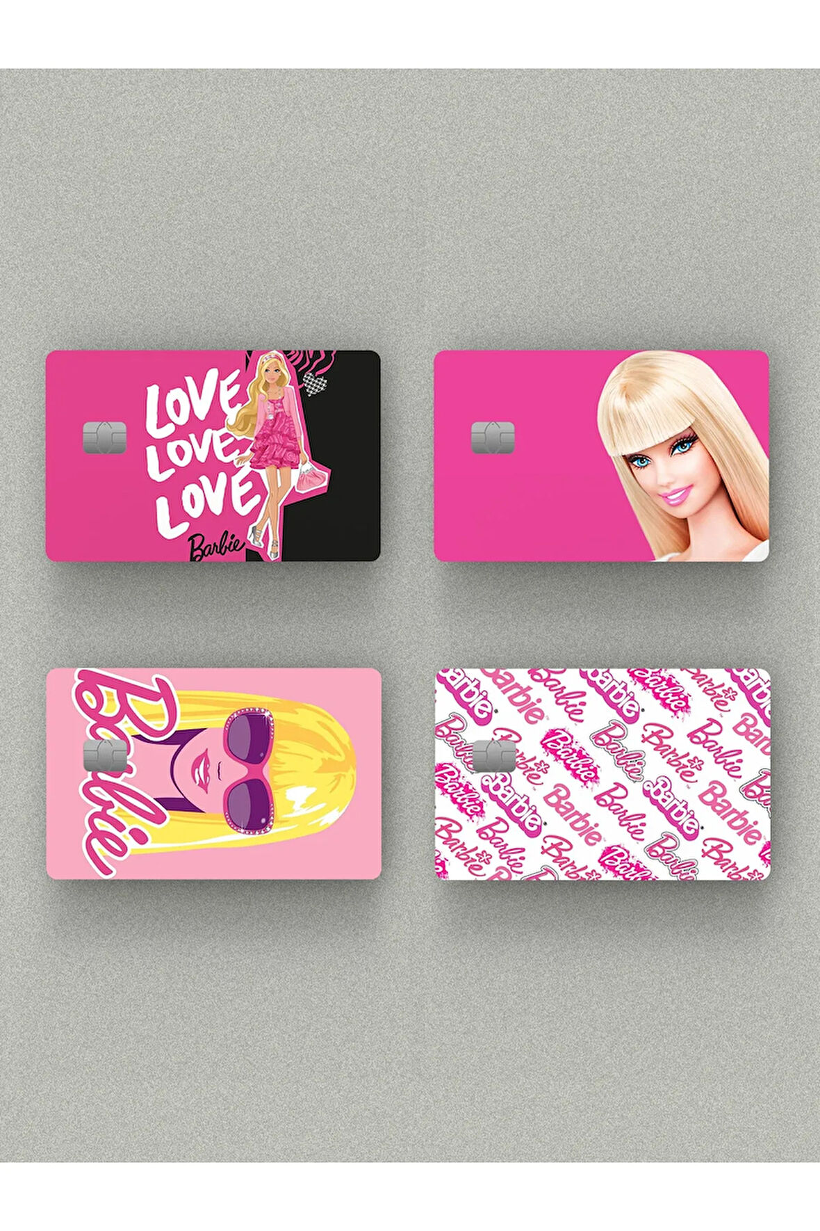 Material Girl 4'lü Set Kredi Kartı & Akbil Sticker Kaplama