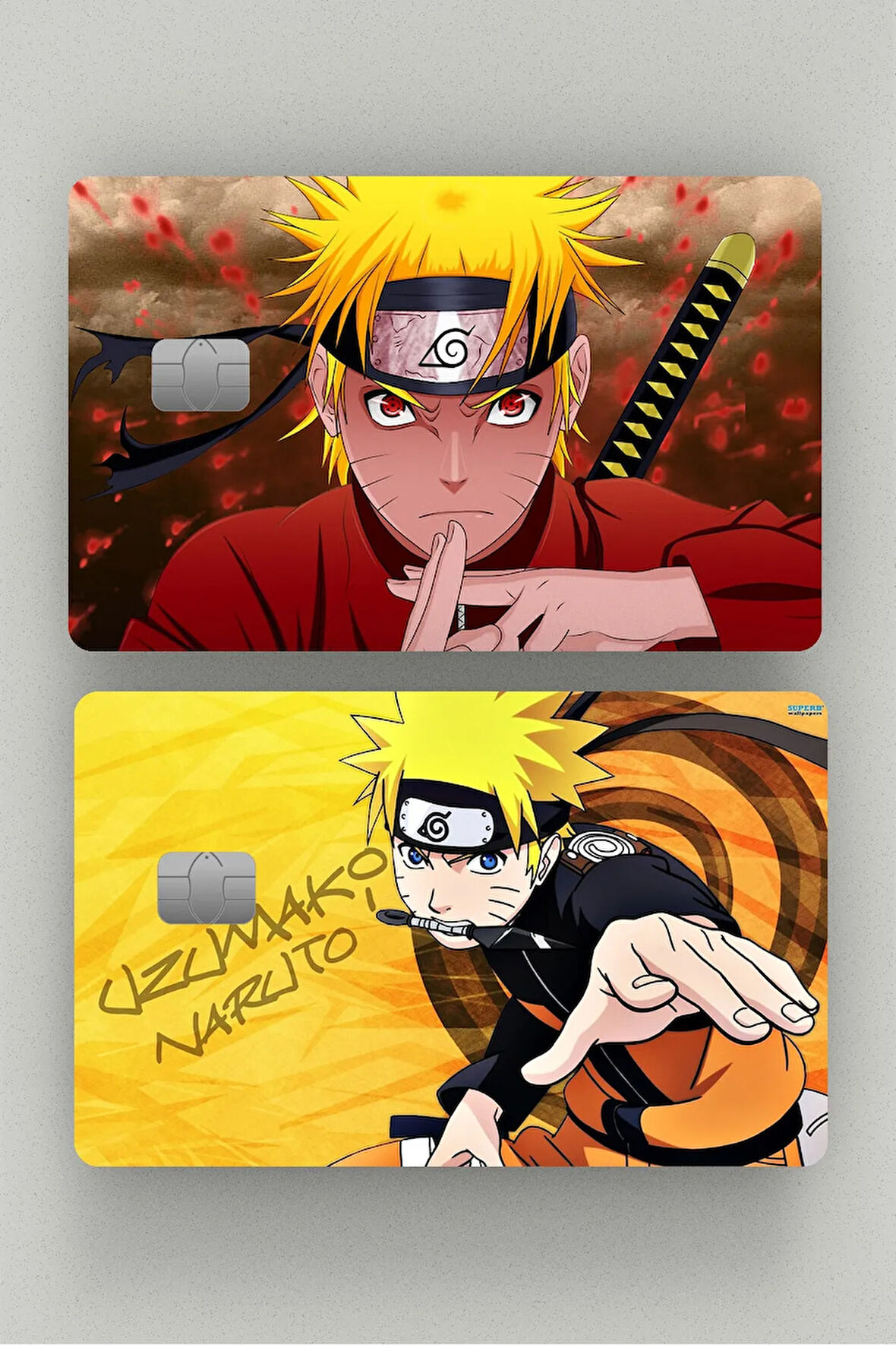 Naruto 2'li Kredi Kartı & Akbil Sticker Kaplama