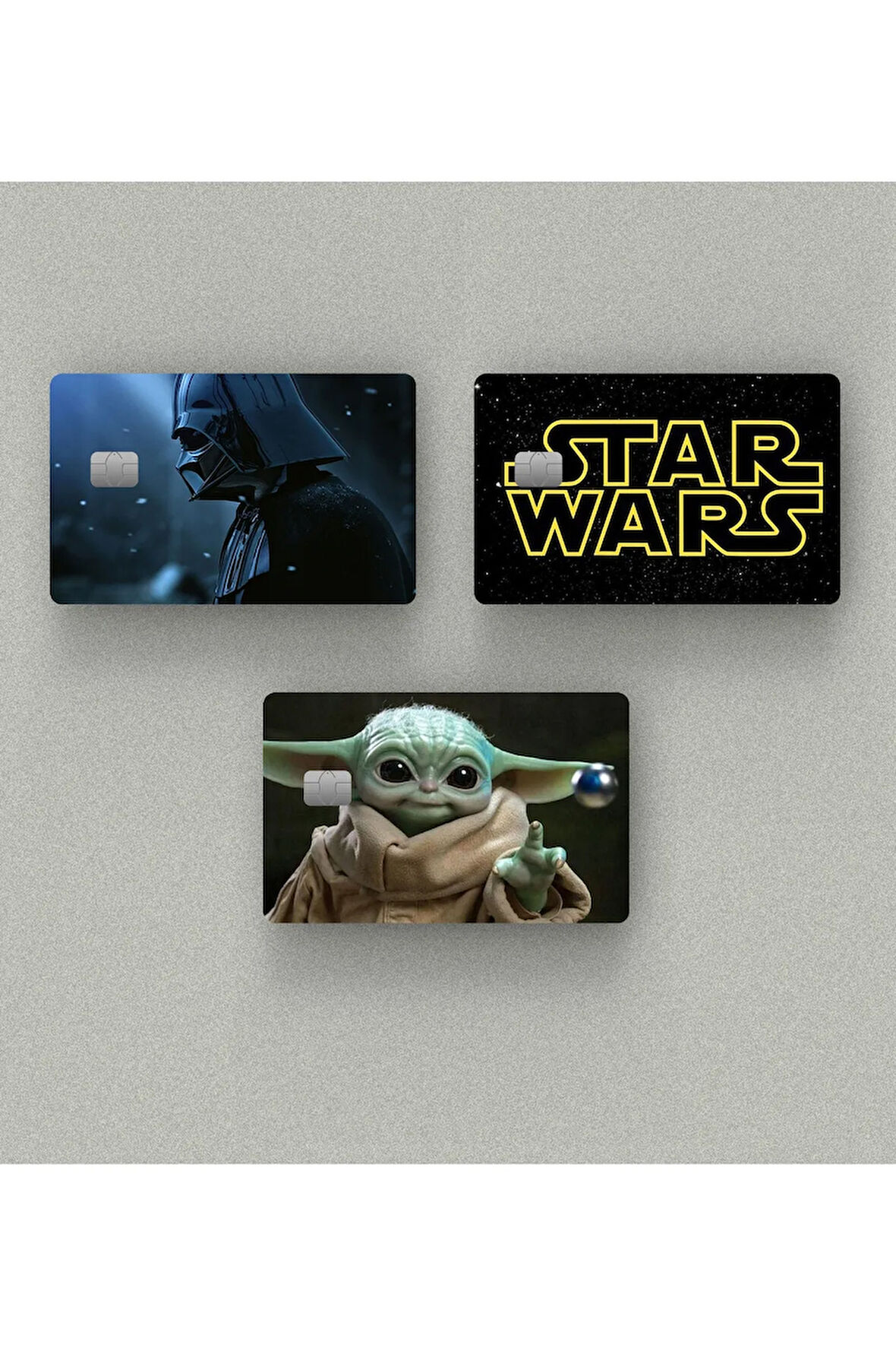 Star Wars 3'lü Set Kredi Kartı & Akbil Sticker Kaplama