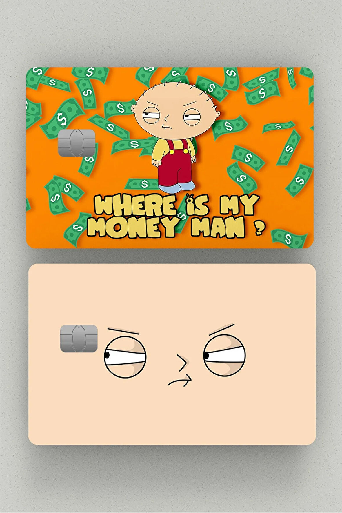 Family Guy Stewie 2'li Kredi Kartı & Akbil Sticker Kaplama