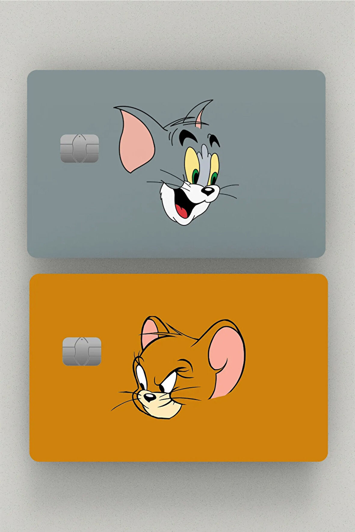 2'li Tom Ve Jerry Kredi Kartı & Akbil Sticker Kaplama