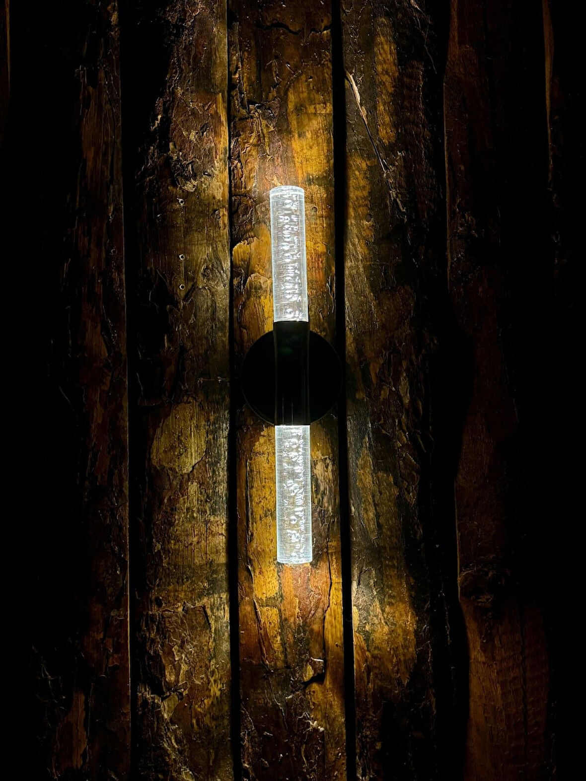 METAL SİYAH GÖVDE PİLLİ BALONCUKLU APLİK, beyaz, günışığı, amber, kırmızı, mavi, yeşil renk power led