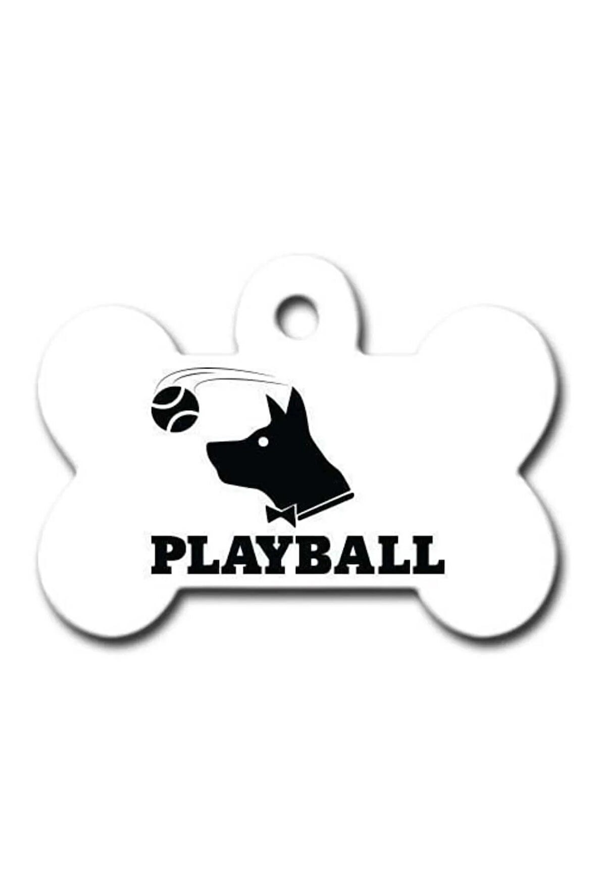 Playball Kemik Köpek Künyesi Medium