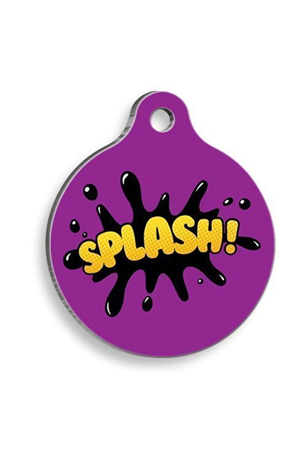 Splash Yuvarlak Kedi ve Köpek Künyesi Small: 2,5 cm.