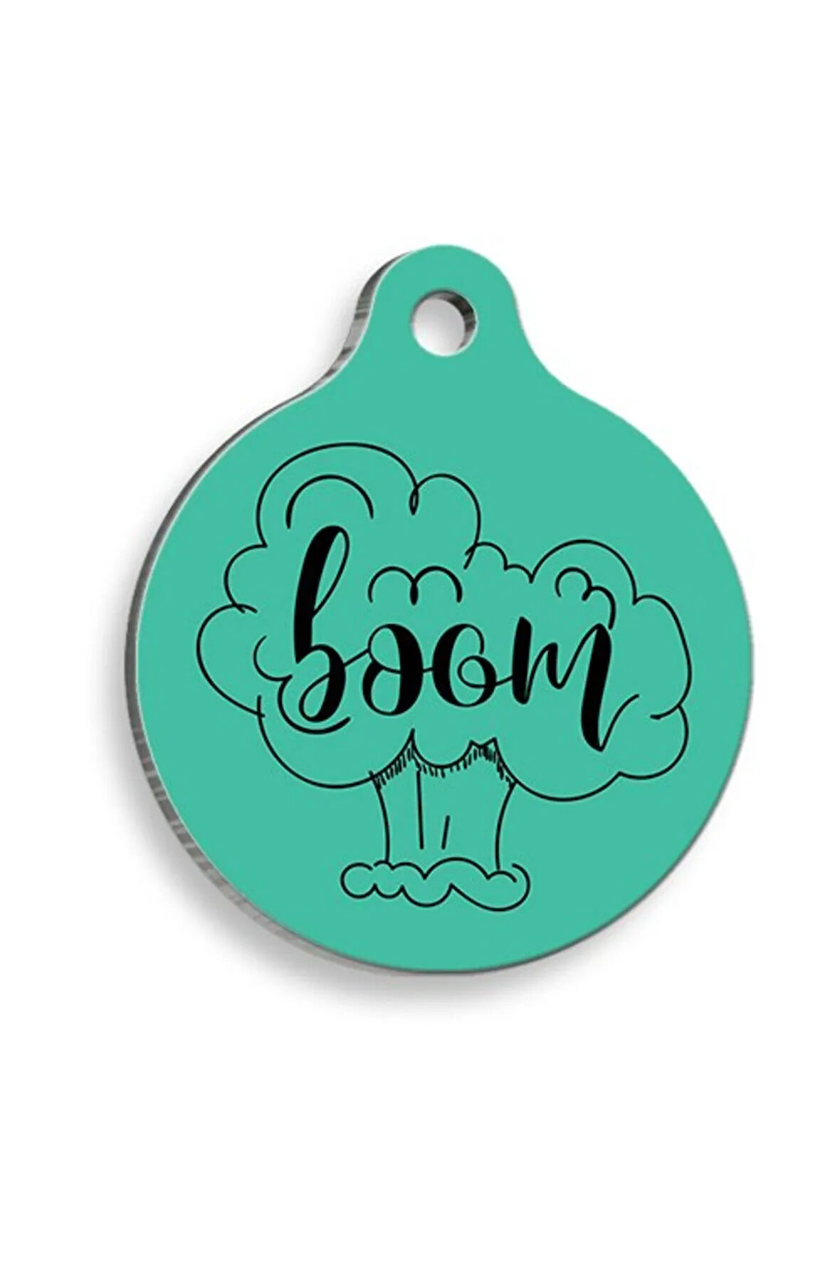 Boom Yuvarlak Kedi ve Köpek Künyesi Large 3,8 cm