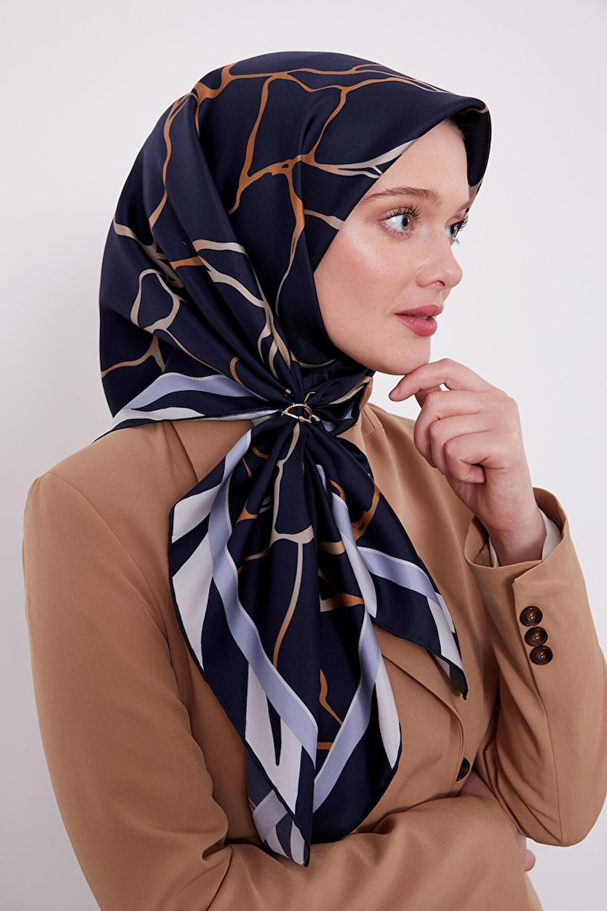 Levidor Twill İpek Eşarp LD4132