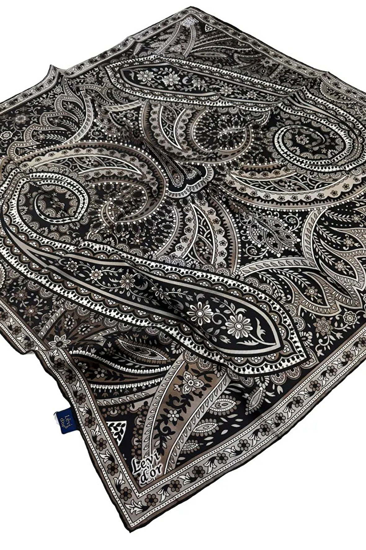 Levidor Twill İpek Eşarp LD1061-01