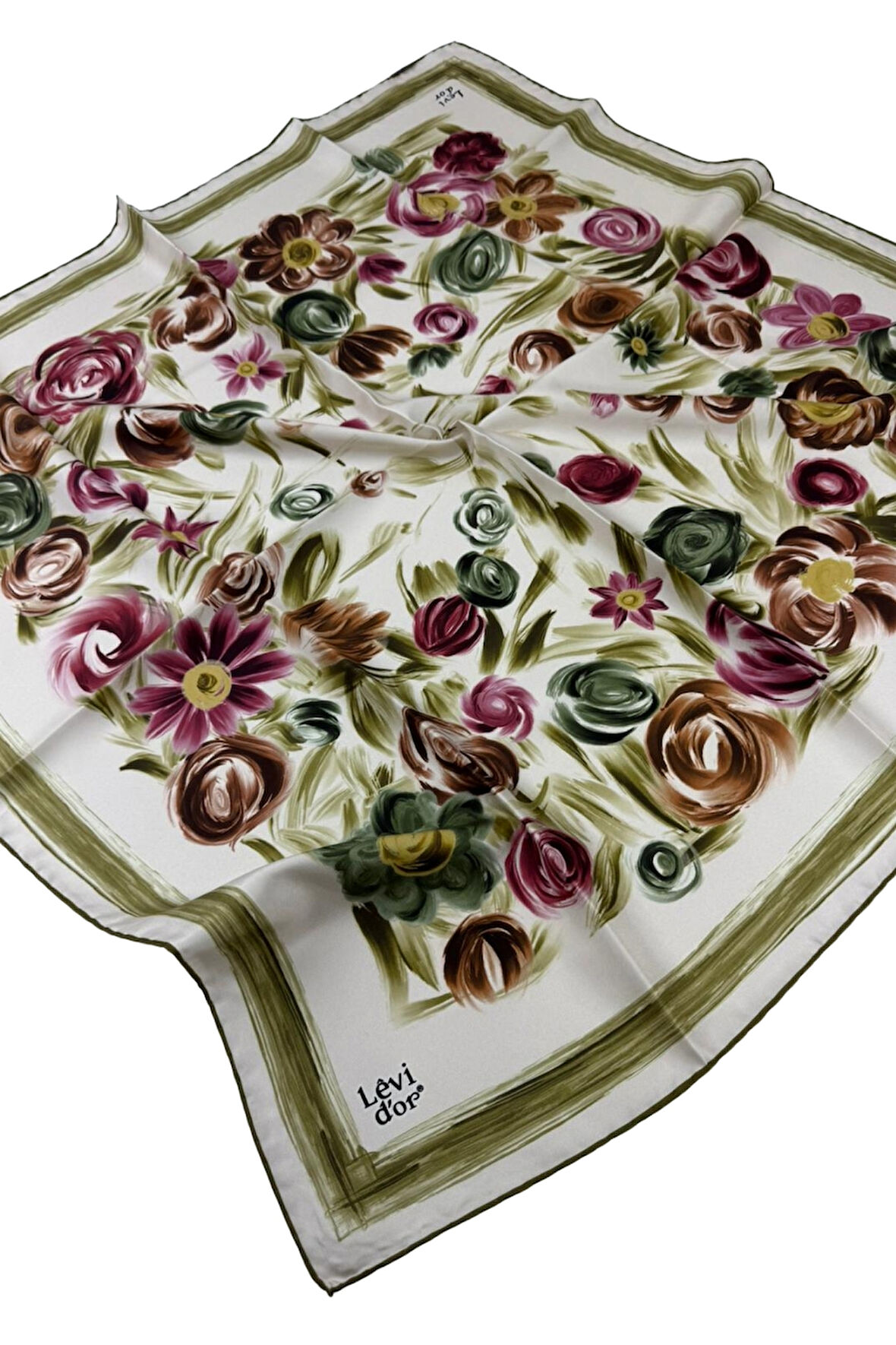 Levidor Twill İpek Eşarp LD1069-01