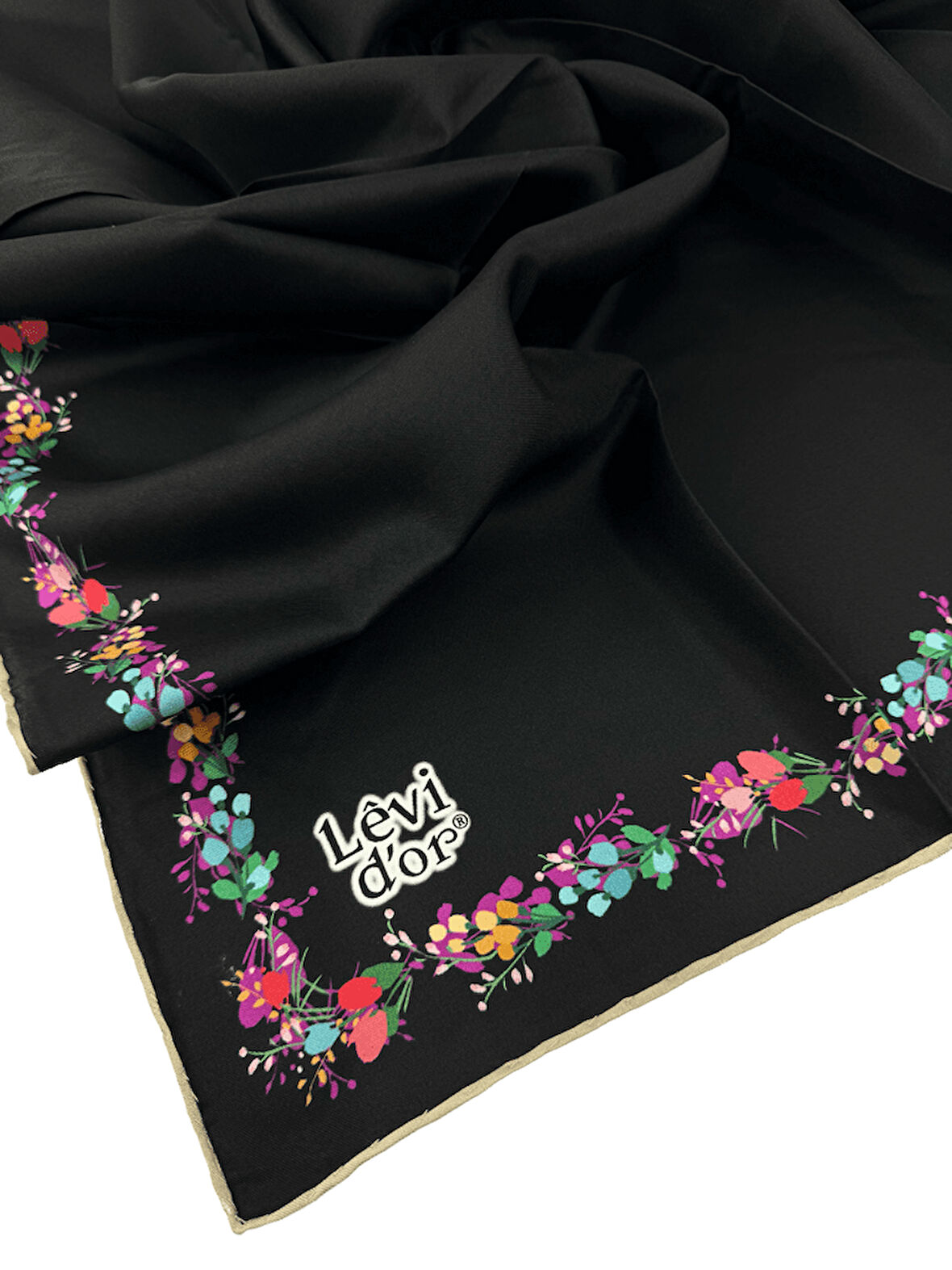 Levidor Twill İpek Eşarp LD4026-1