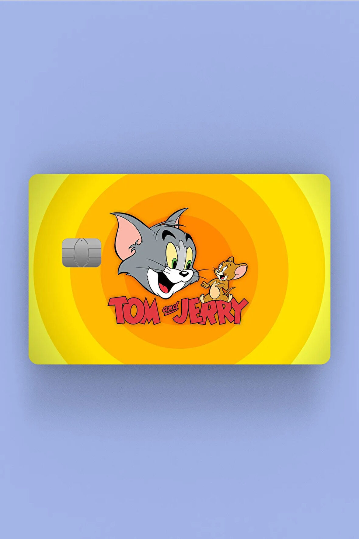 Tom Ve Jerry Sarı Kredi Kartı Sticker Kaplama