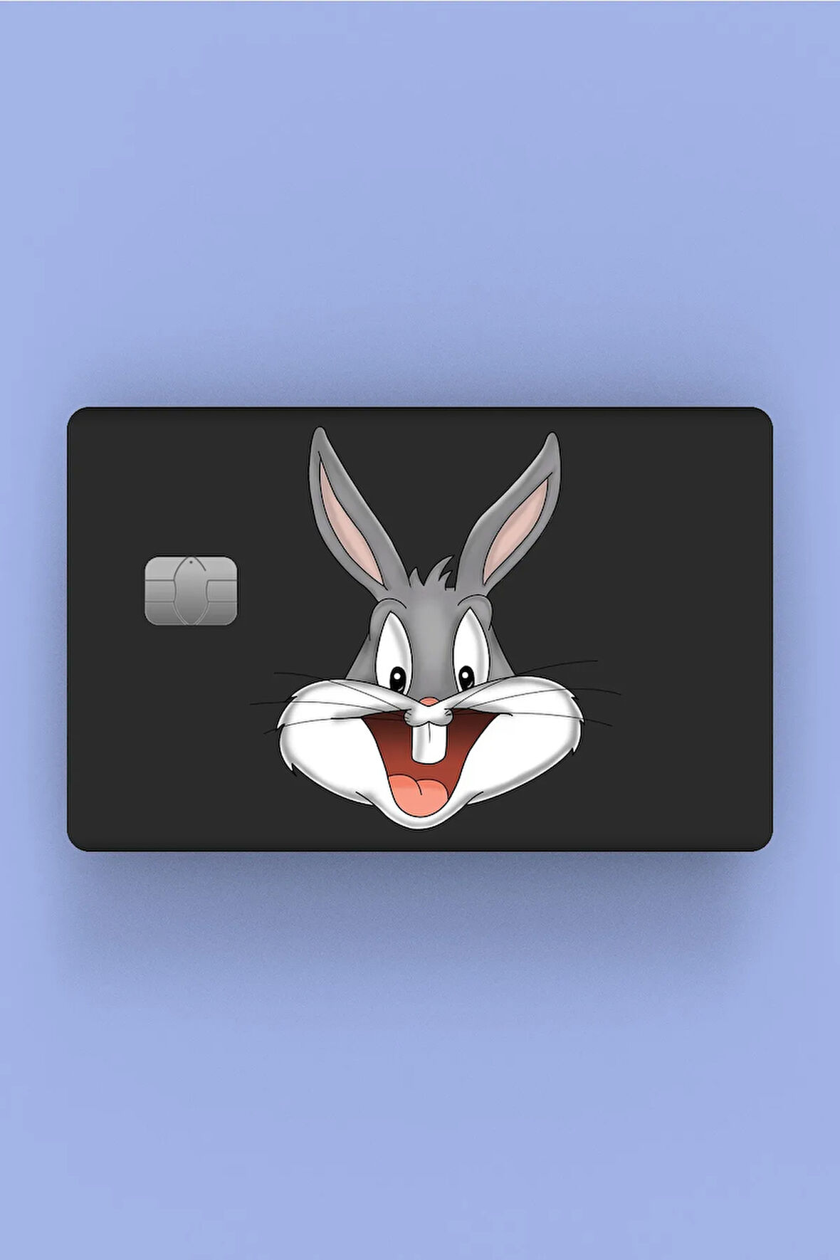 Buggs Bunny Gri Kredi Kartı Sticker Kaplama