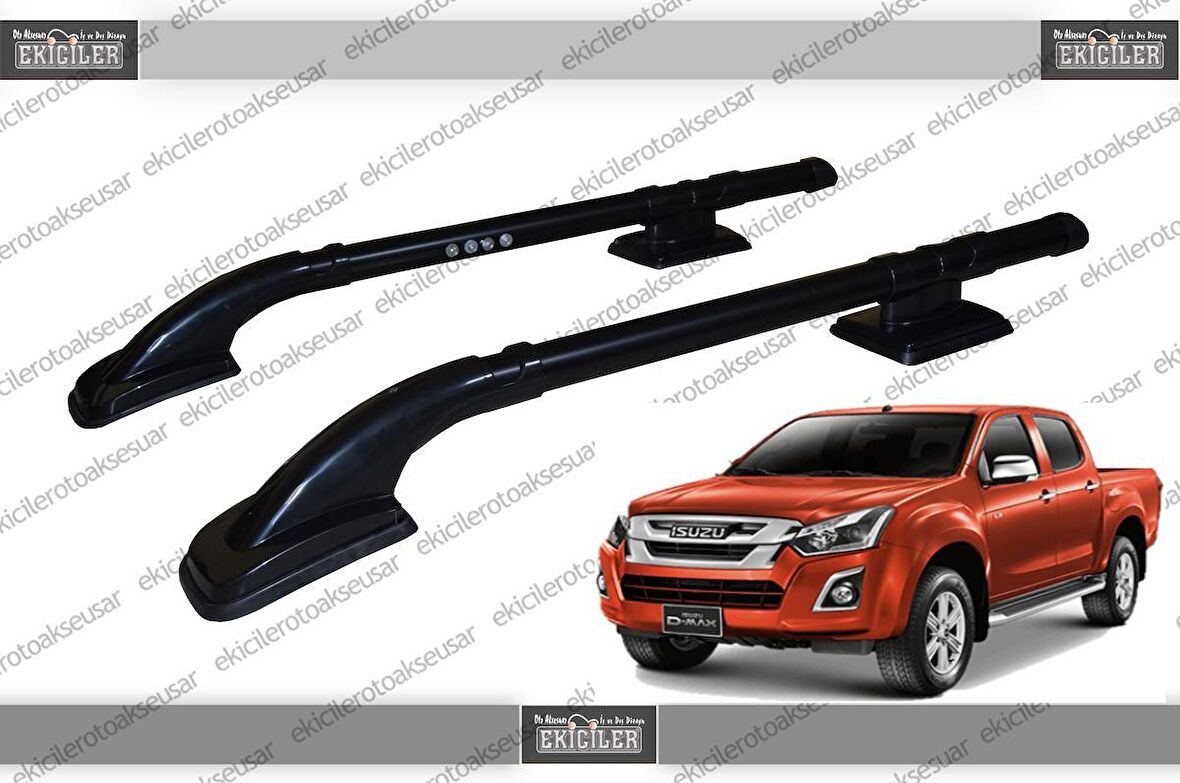 ISUZU D-MAX TAVAN ÇITASI (2007-2012) PORT BAGAJ SİYAH (ARA ATKISIZ) ISUZU D-MAX TAVAN ÇITASI (2007-2012) PORT BAGAJ SİYAH (ARA ATKISIZ)