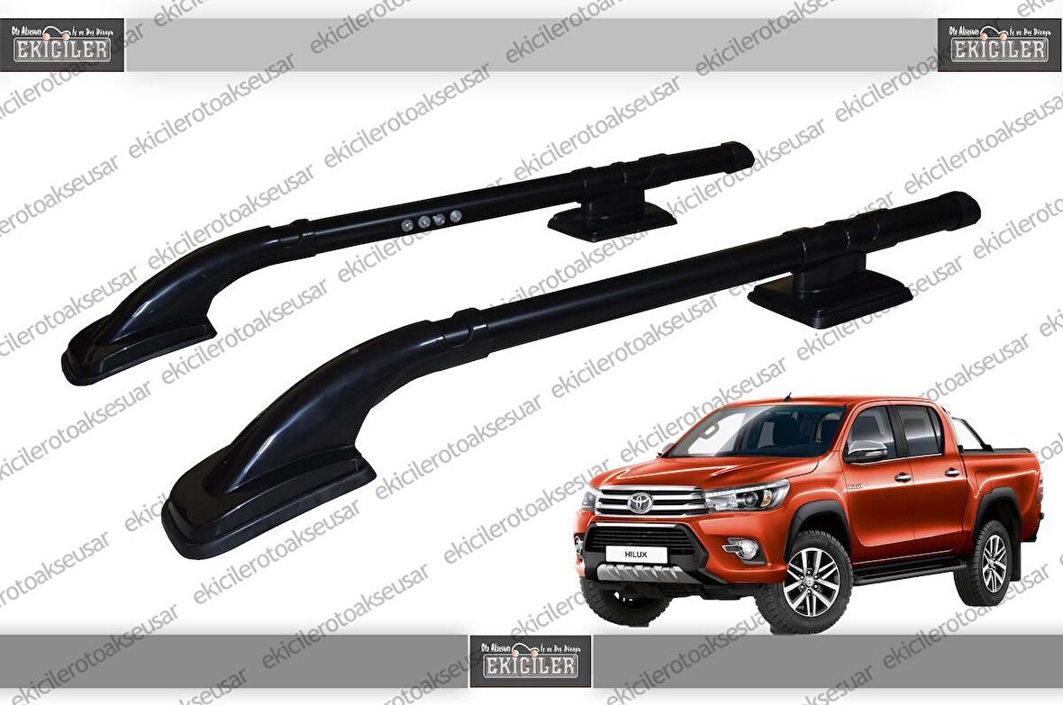 TOYOTA HILUX TAVAN ÇITASI (2006-2015) PORT BAGAJ SİYAH (ARA ATKISIZ)