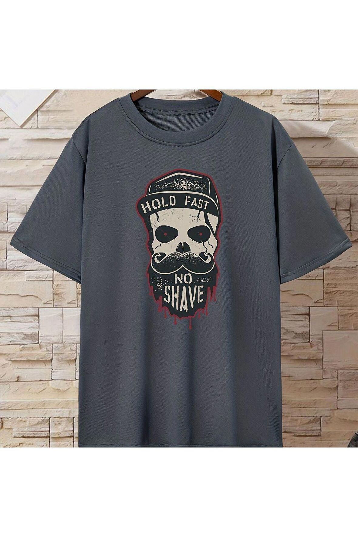 Unisex Hold Fast Yazılı Tshirt