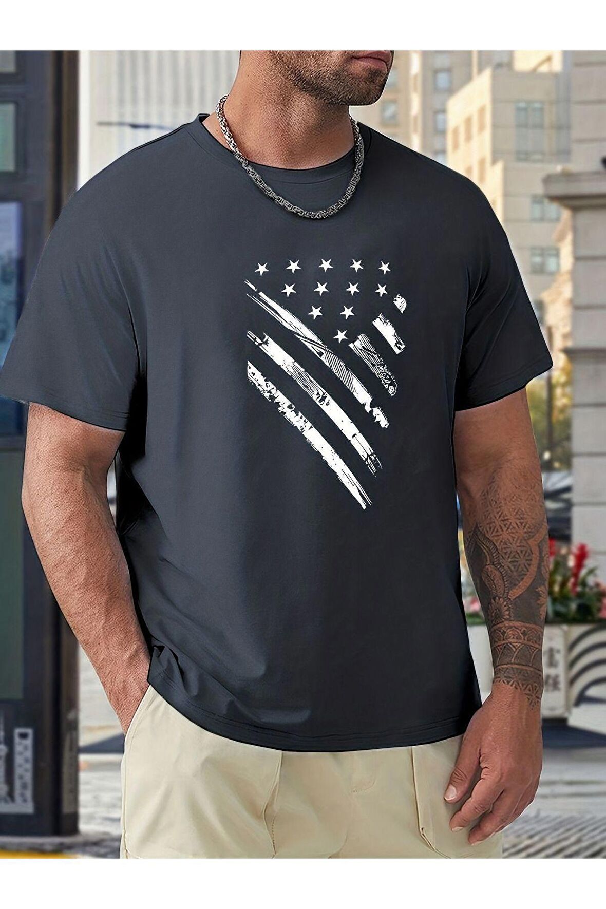 Unisex Baskılı Tshirt