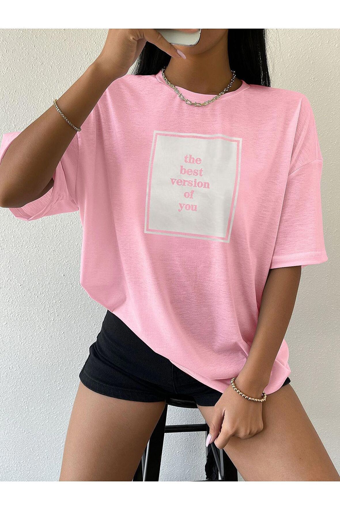 Unisex The Best Yazılı Tshirt