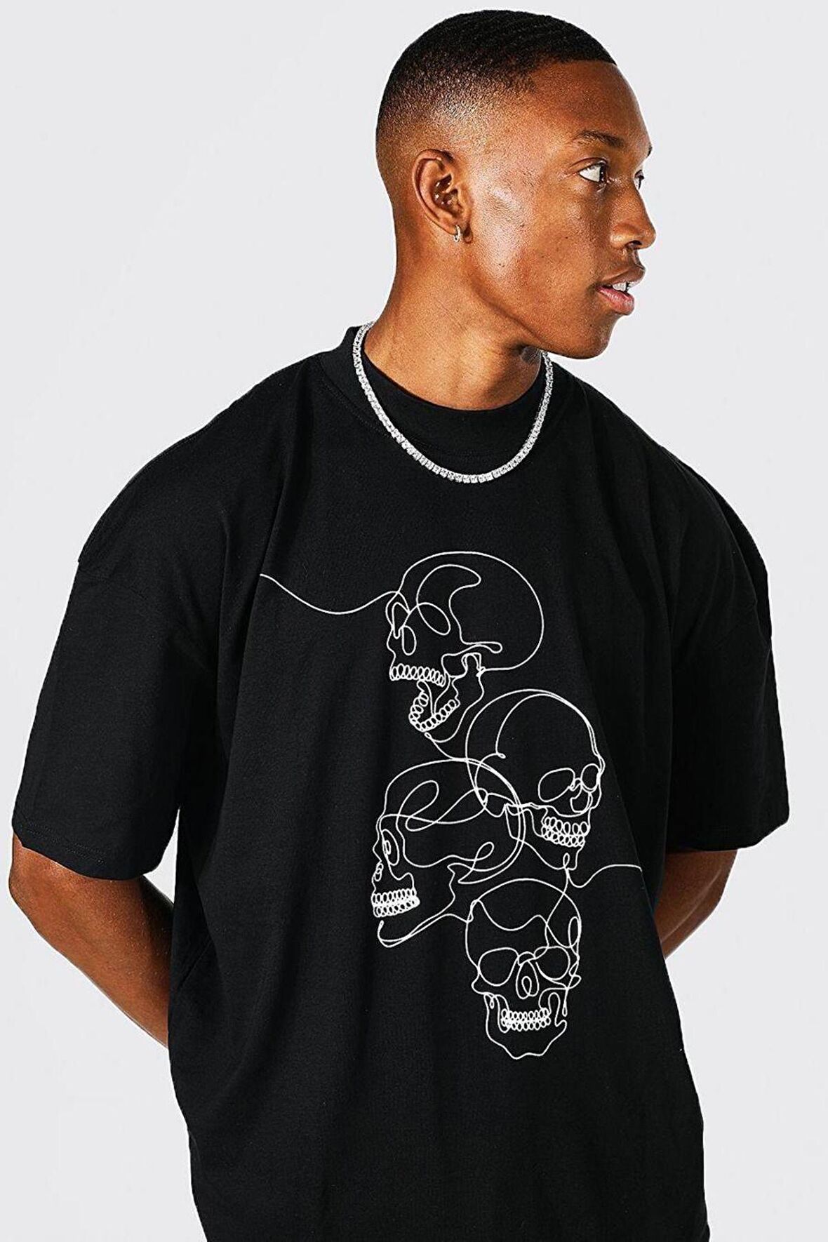 Unisex 4lü Kuru Kafa Baskılı Sweatshirt