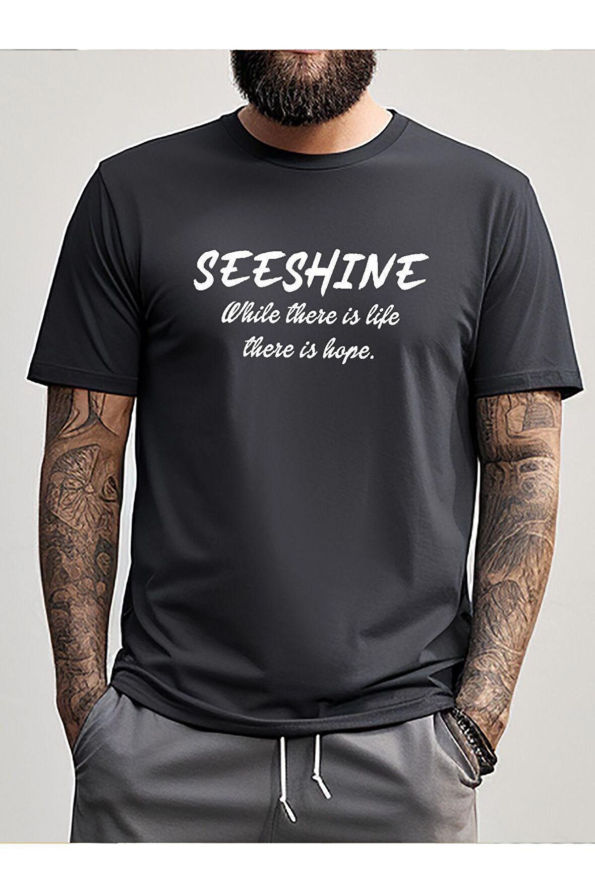 Unisex Yazılı Tshirt