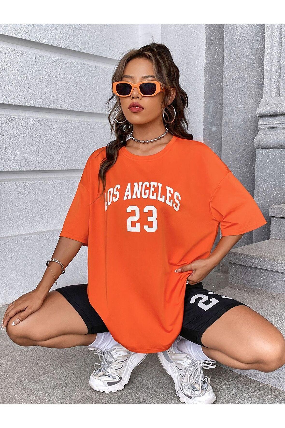 Unisex Los Angeles 23 Yazılı Tshirt