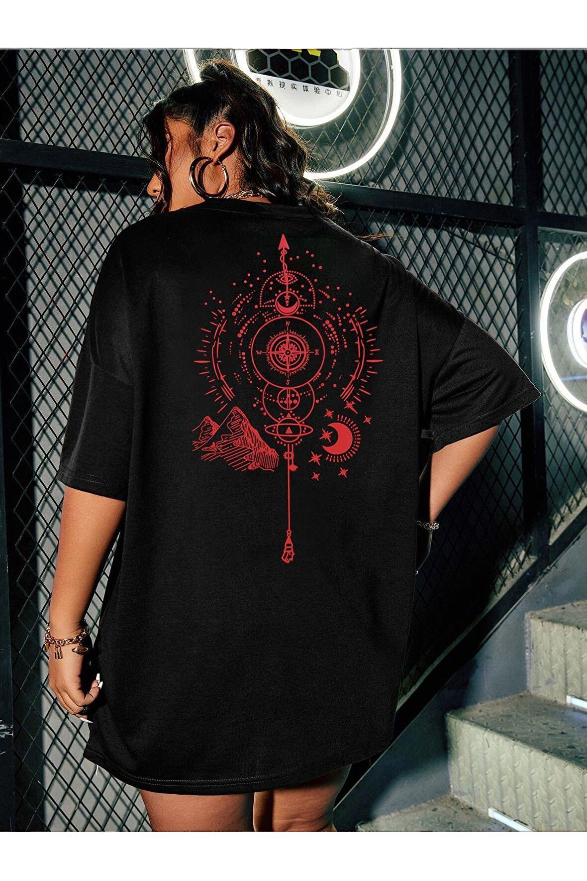 Unisex Sırtı Baskılı Tshirt