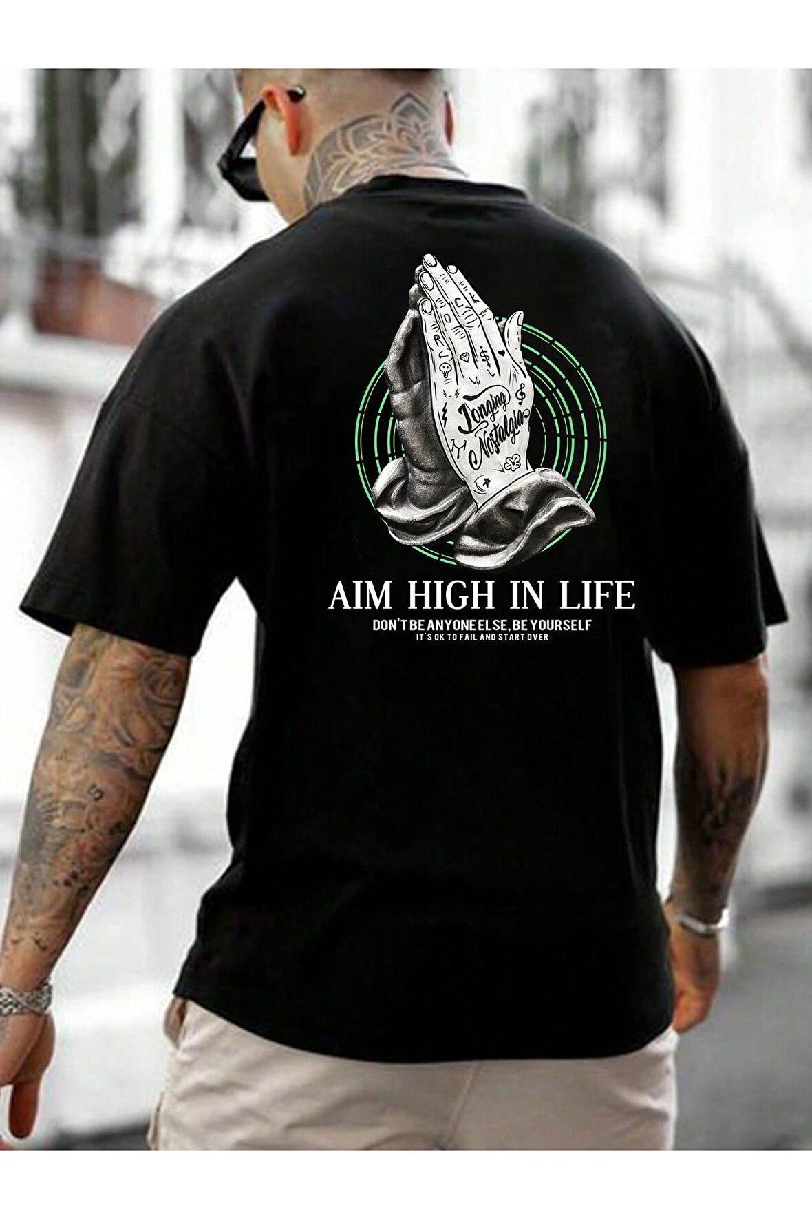 Unisex Hıgh In Life Yazılı Sweatshirt