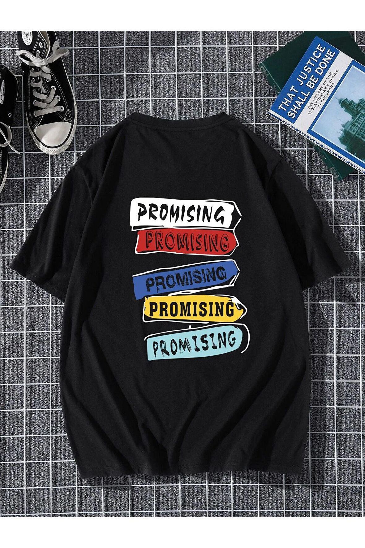 Unisex Promising Yazılı Tshirt
