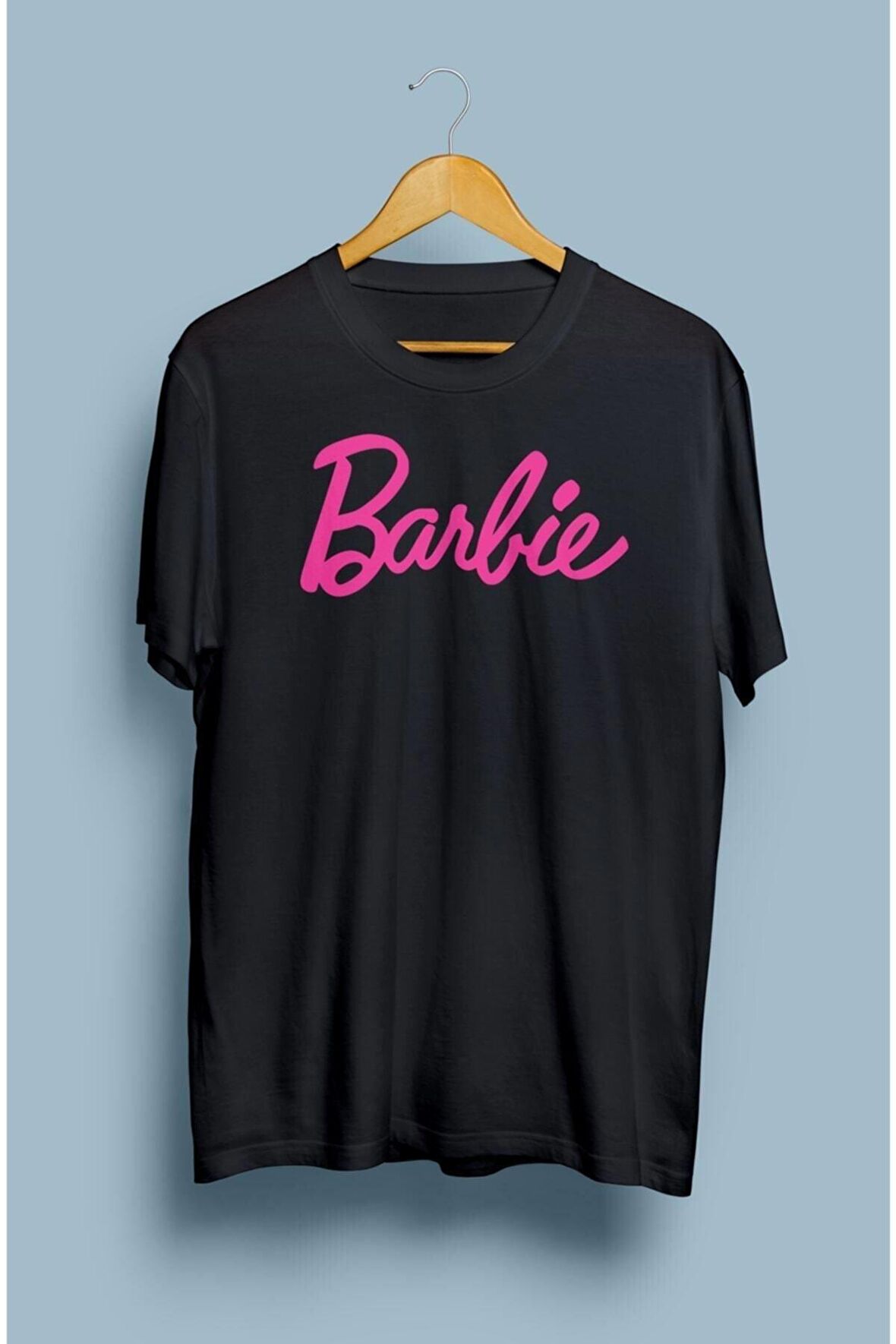 Unisex Barbie Tasarım Baskılı Tişört