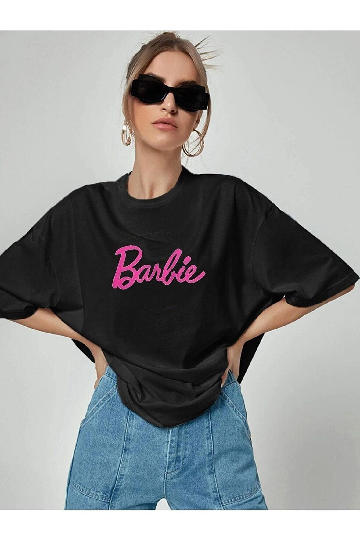 Yazılı Oversize T-shirt