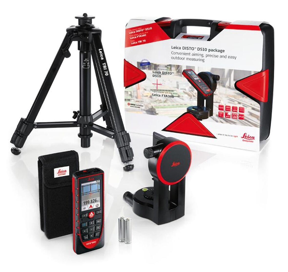 Leica D510 Set Lazer Metre (D510,TRI70,FTA360)