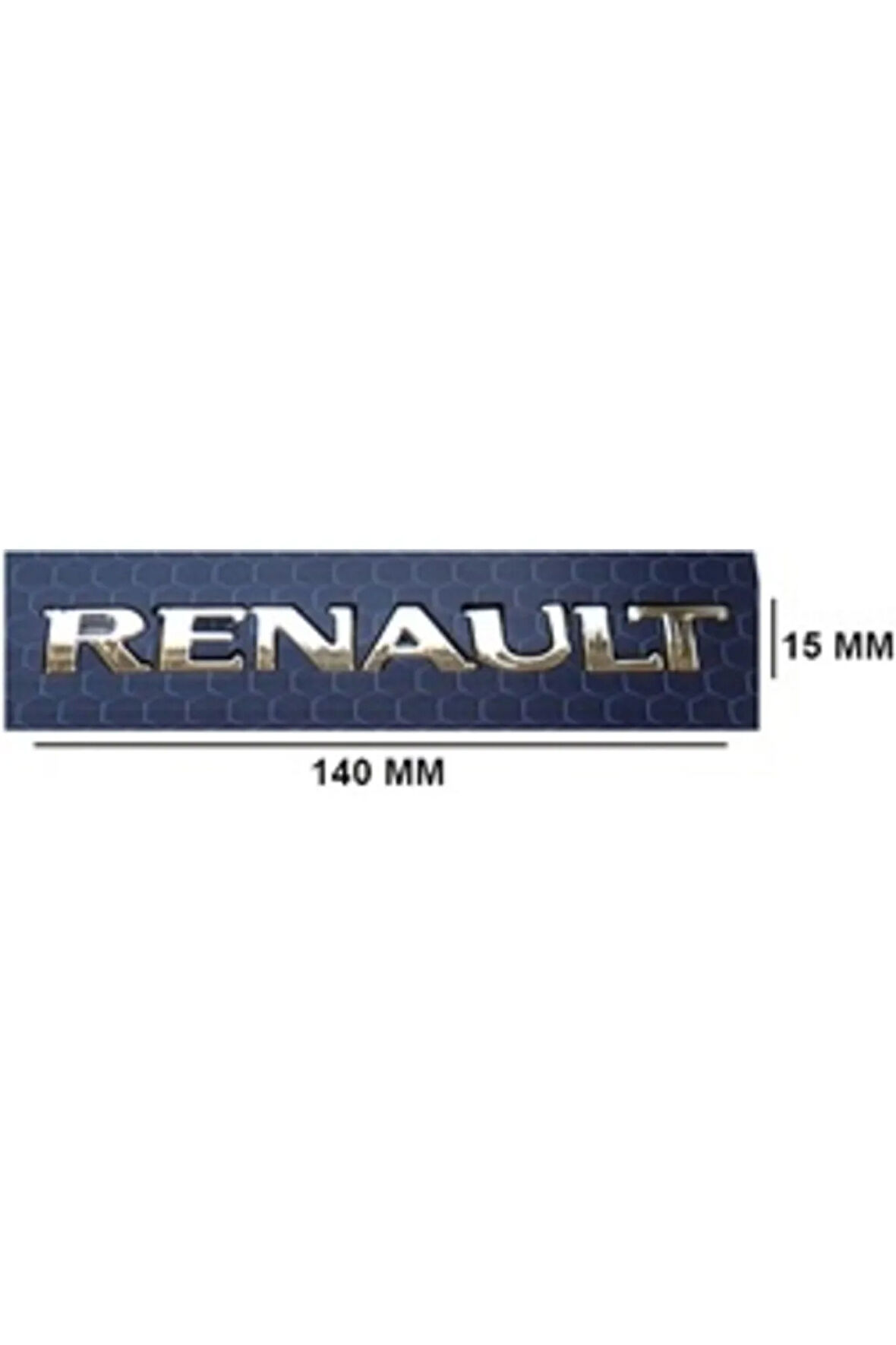 RENAULT Uyumlu RENAULT Krom Yazı 15*140 mm