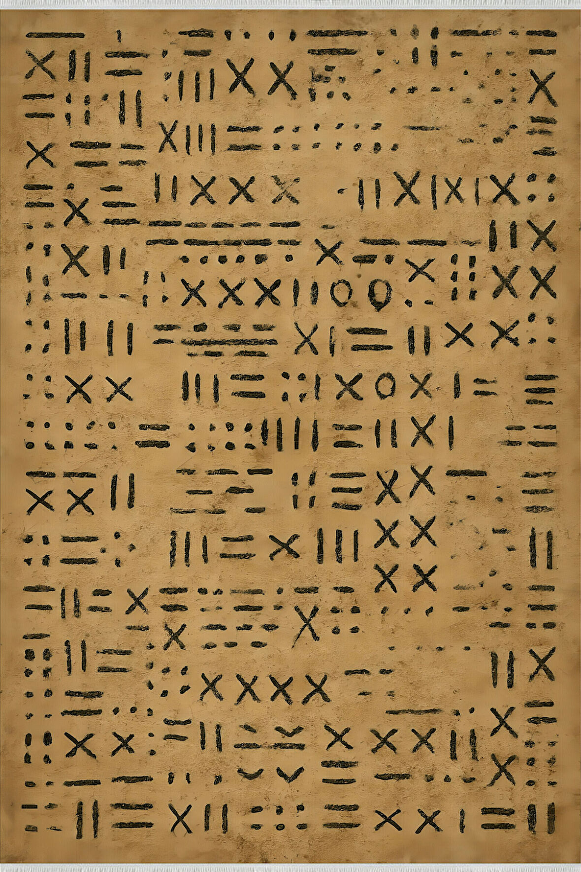 Bohem Tarz Geometrik Halı – Yıkanabilir & Kaymaz | İnce Yapı, Alerji Dostu, Evcil Uyumlu