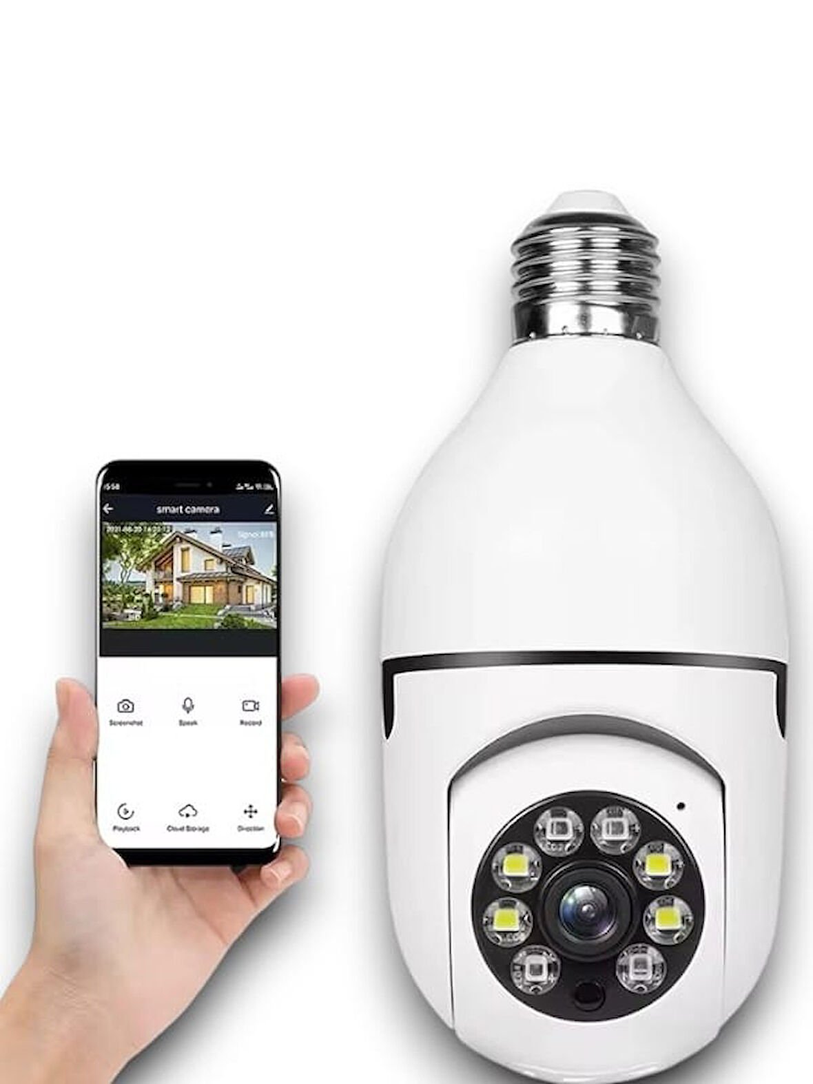 Bluetoothlu Duylu Kamera WiFi ile Kontrol Edilebilir