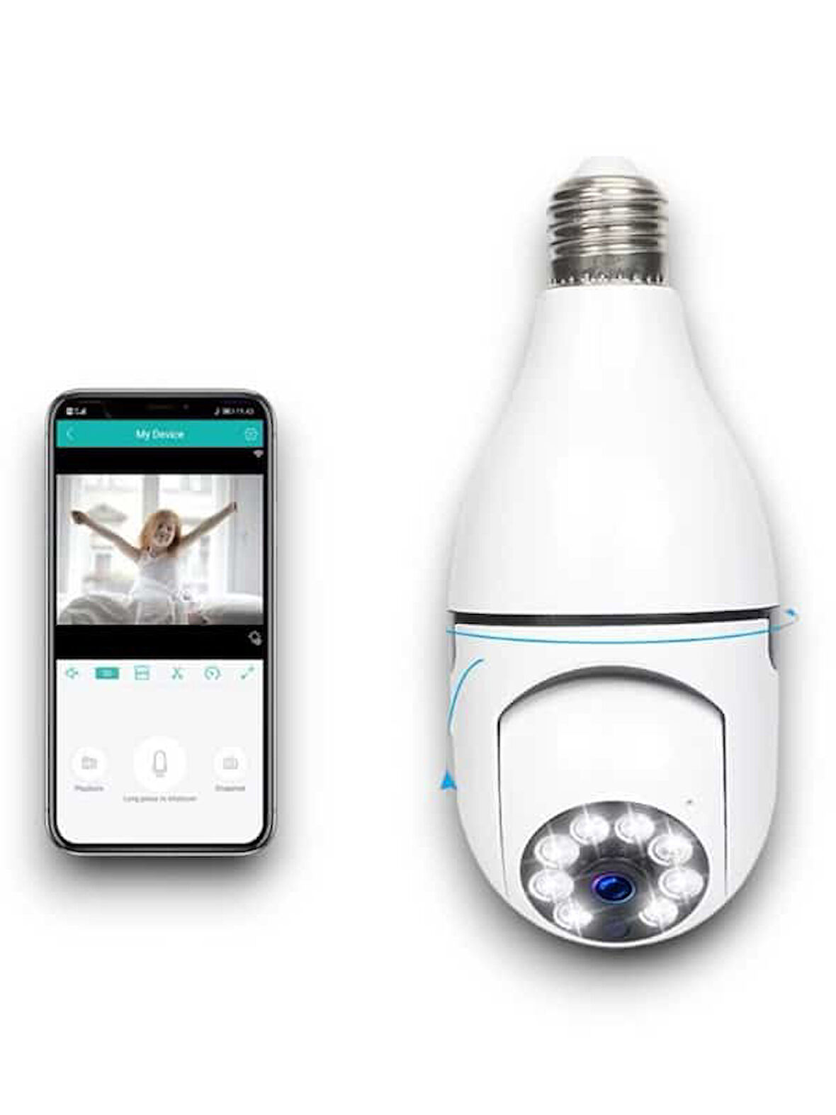 Duylu IP Kamera Bluetooth ve WiFi Destekli