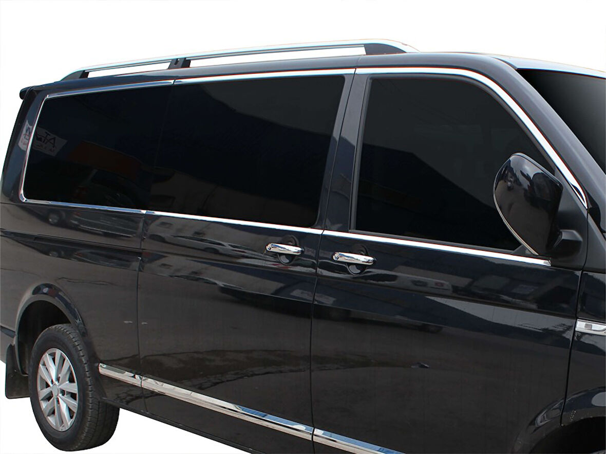 VW Transporter T5.5 Cam Çerçevesi 14 Prç Krom (U.Ş) Tek Sürgü 2010-2015