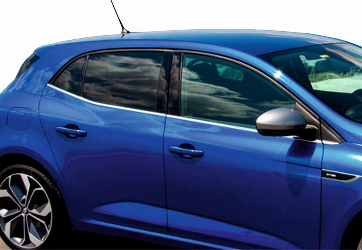 Renault Megane 4 HB Cam Çıtası 6 Prç Krom 2017 ve Sonrası