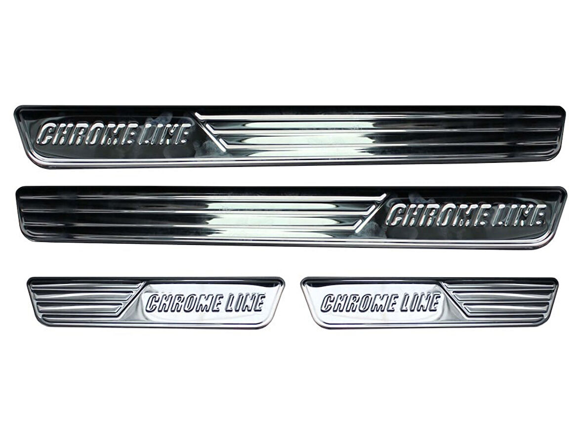 Skoda Super B8 Chrome Line Kapı Eşiği 4 Prç 2015 ve Sonrası