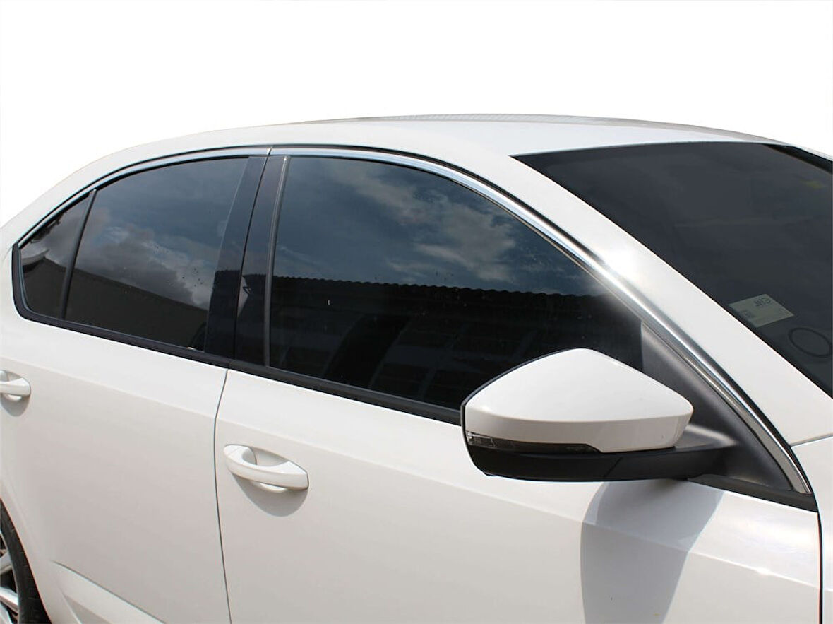 Skoda Octavia A7 Cam Üst Çıtası 4 Prç Krom 2013 ve Sonrası