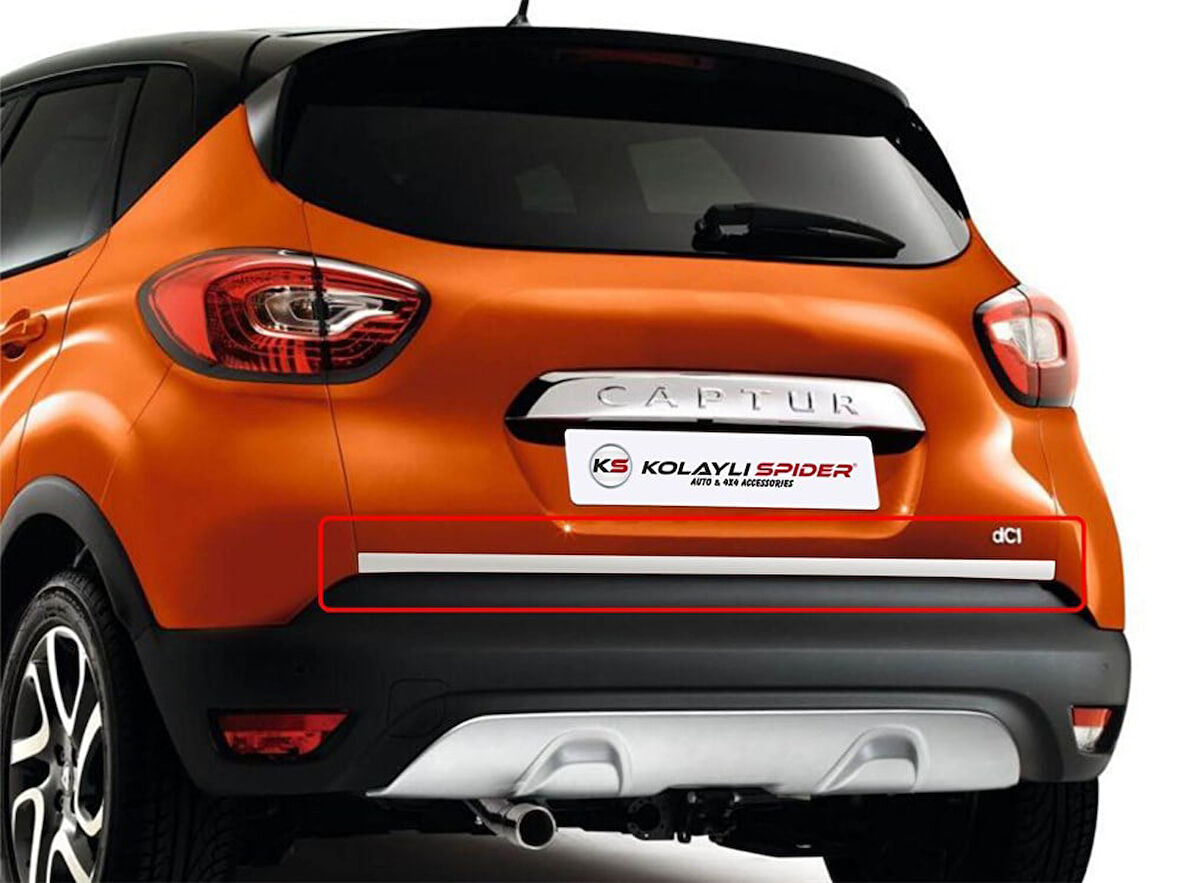 Renault Captur Bagaj Alt Çıtası Krom 2013 ve Sonrası