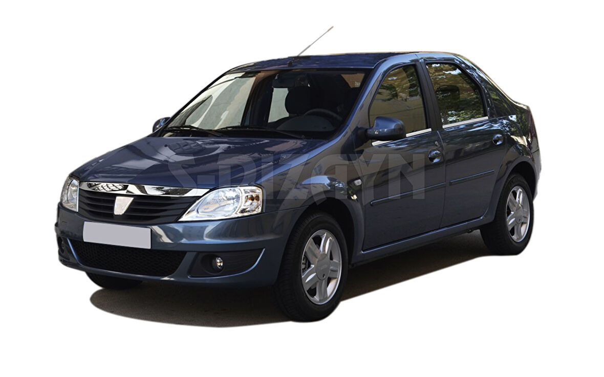 S-Dizayn Dacia Logan Krom Cam Çıtası 4 Prç 2008-2013