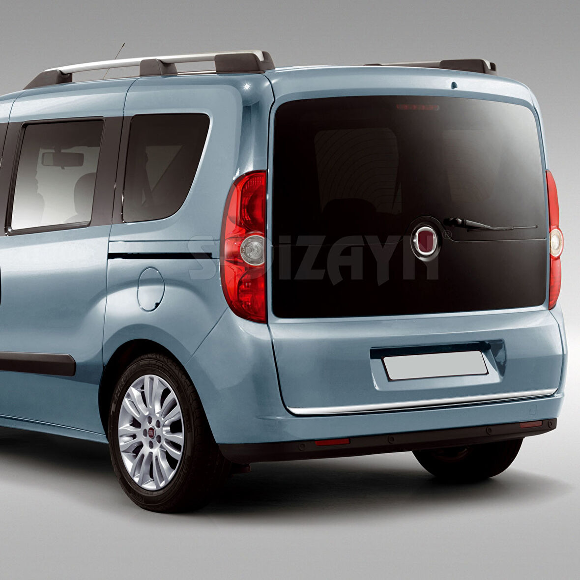 S-Dizayn Fiat Doblo Krom Bagaj Alt Çıtası 2010-2015