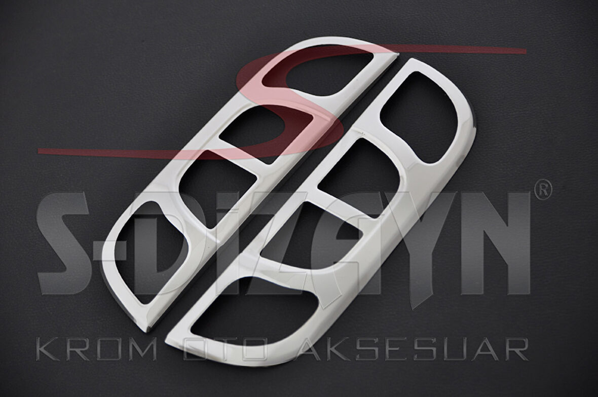 S-Dizayn Fiat Fiorino Krom Stop Çerçevesi 2 Prç 2008-2016