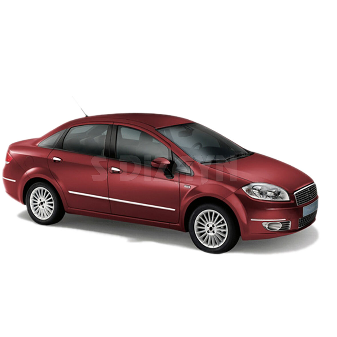 S-Dizayn Fiat Linea Krom Kapı Kolu 4 Kapı 4 Prç 2007-2018