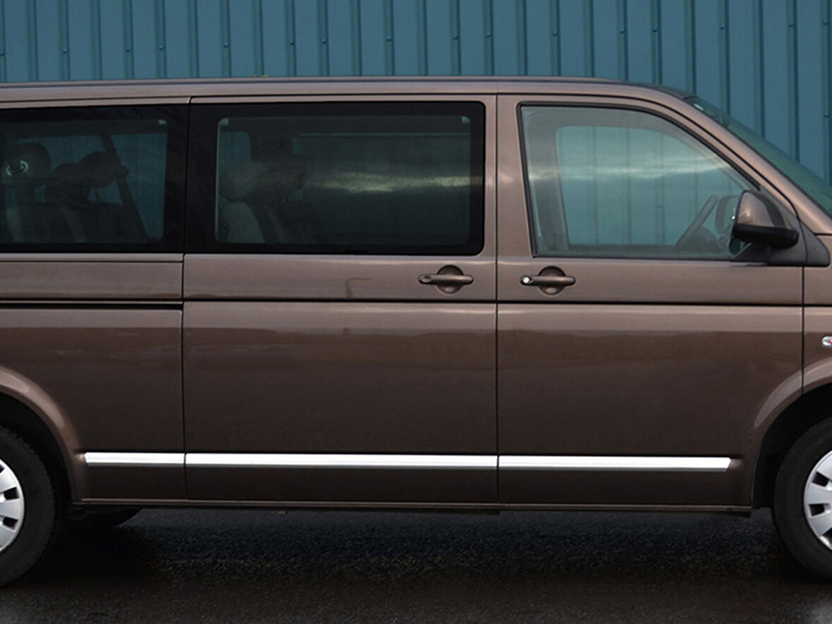 S-Dizayn VW T5 Caravelle Krom Yan Kapı Çıtası 5 Prç. (K.Ş) 2010 Üzeri