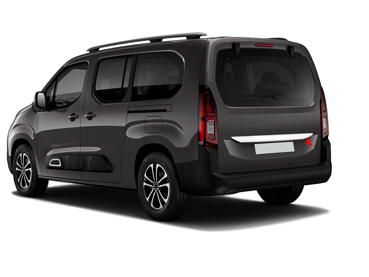 S-Dizayn Citroen Berlingo Krom Bagaj Çıtası 2019 Üzeri